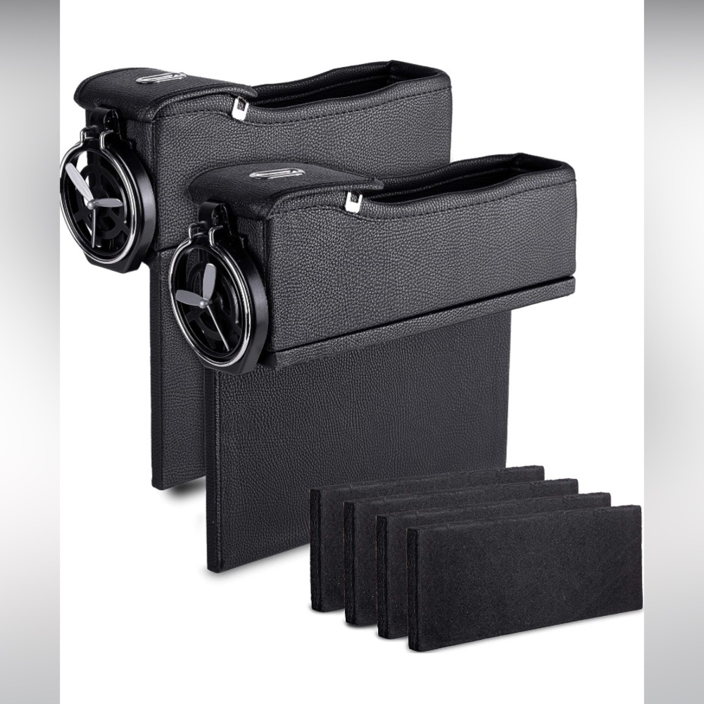 Car Console Seat Side Coin Holder Cup Holder Storage Organizer - Picture 2 of 6